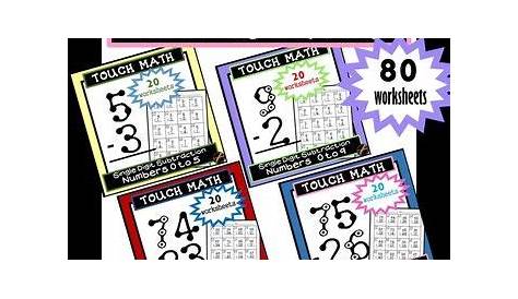 Touch Math Subtraction Bundle: No Frills | Touch math, Math subtraction