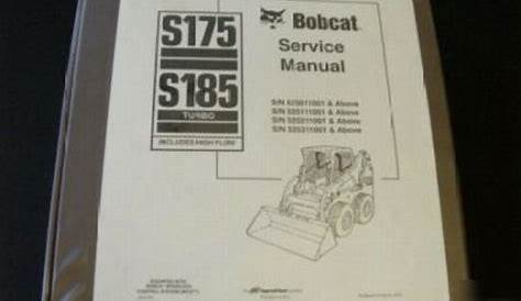 bobcat s175 service manual