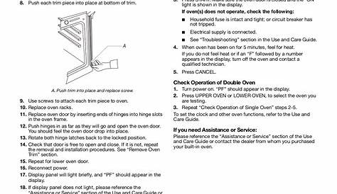 PDF manual for KitchenAid Oven Architect Series II KEBC247VSS
