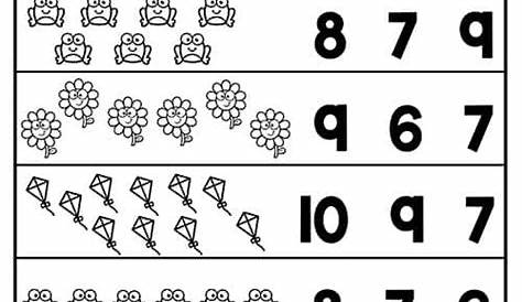 Kindergarten Counting Worksheets - Superstar Worksheets