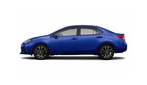 toyota corolla 2019 le blue color