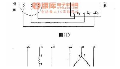 The 3-phase asynchronous motor connection circuit - Automotive_Circuit