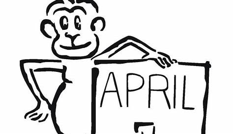 April Fool's Day Coloring Pages for childrens printable for free