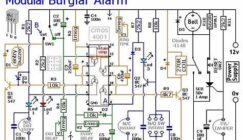 burglar alarm dialer circuit