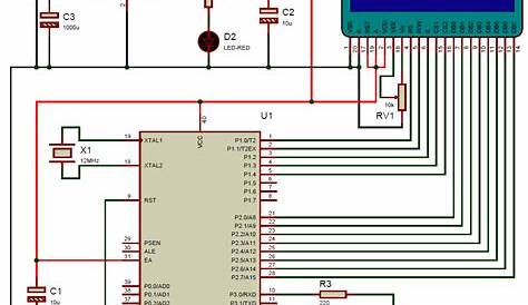 8051 Microcontroller Board Circuit Diagram
