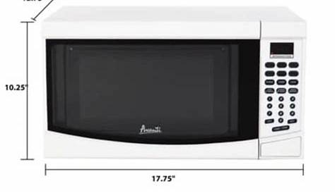 avanti microwave oven manual