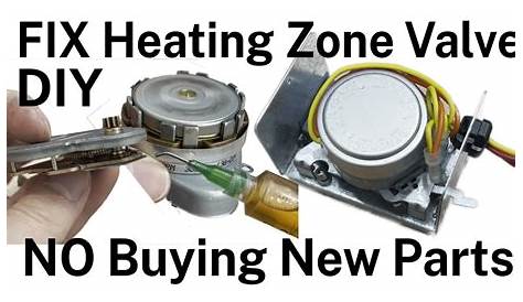 DIY Repair Stuck Broken Heating Zone Valve Honeywell NO NEW PARTS