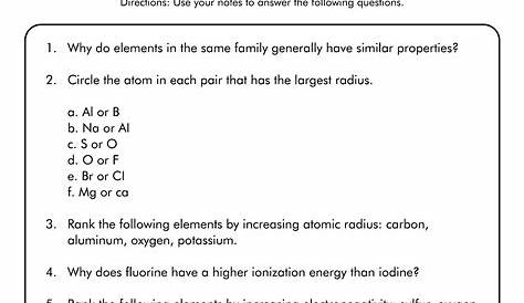 12 Best Images of Periodic Table Worksheets PDF - White Periodic Table