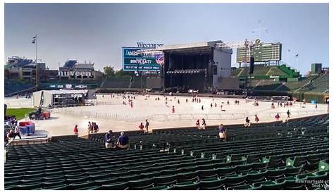 wrigley field concert seating chart with seat numbers