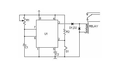 Time Delay Relay circuit diagram and instructions