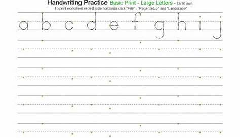 handwriting practice worksheethandwriting practice worksheet printable