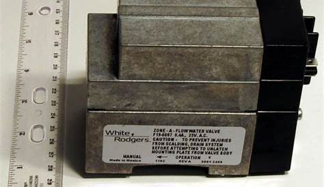 WHITE-RODGERS F19-0097. 24V 3-WIRE ZONE VALVE OPERATOR FOR 1311 SERIES