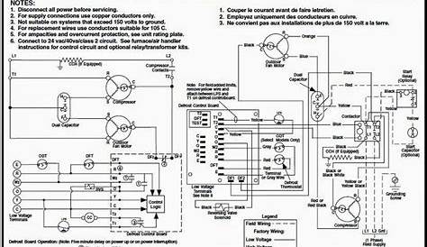 heat pump wiring diagram schematic