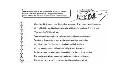 Verb Tense Consistency Worksheet With Answers - Consistency Pdf