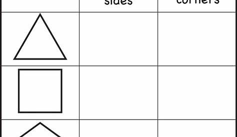 1St Grade Shapes Worksheets for download - Math Worksheet for Kids