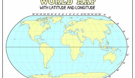 lines of latitude and longitude worksheet