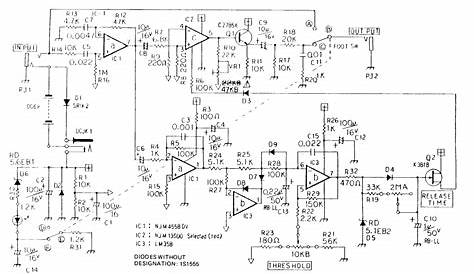 mxr noise gate schematic