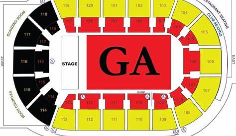 hertz arena seating chart with seat numbers