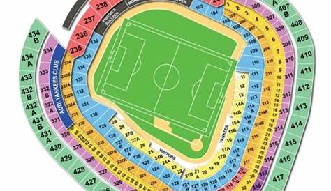yankee stadium concert seating chart