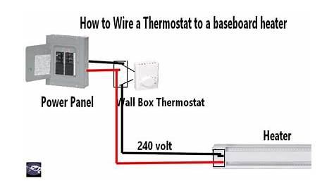 How To Wire A Thermostat To A Baseboard Heater - Conquerall Electrical