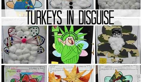 turkey in disguise printable outfits