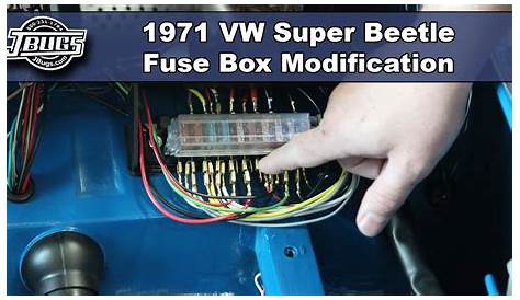 JBugs - 1971 VW Super Beetle - Fuse Box Modification - YouTube
