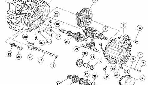 Ford aspire manual transmission diagram