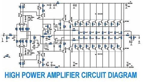 2000w amplifier circuit diagram pdf