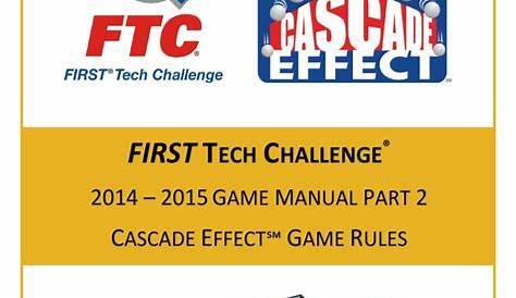first ftc game manual 2022