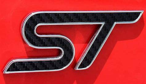 black and red ford emblem focus st