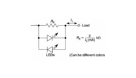 led circuit diagram positive negative