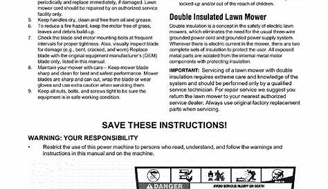 ryobi lawn mower repair manual