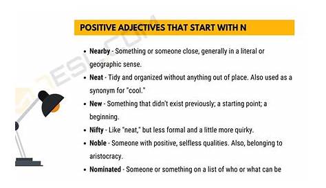 313 Positive Words that Start with N ( Nice, Kind And Positive N Words