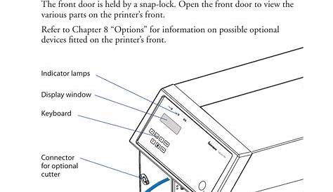 Front view | Intermec PX4I User Manual | Page 21 / 136