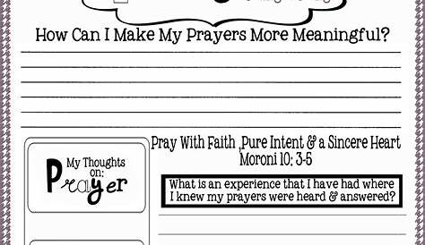 Autumn-Bennett: YW Lesson: How can I make my prayers more meaningful?