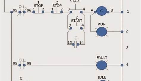 simple start stop circuit diagram