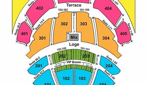 pnc arts center seating chart with rows