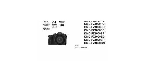 Panasonic Lumix DC FZ80 FZ82 Digital Camera Service Manual and Repair