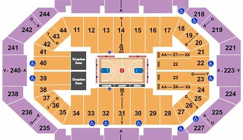 Rupp Arena Seating Chart - Lexington