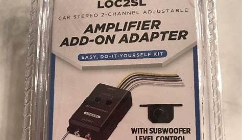 Scosche Loc2slsd Car Stereo 2 Channel Adjustable Amplifier Add On