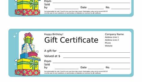 2023 Gift Certificate Form - Fillable, Printable PDF & Forms | Handypdf