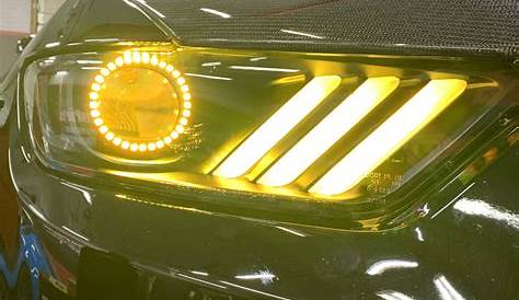 ford mustang custom headlights