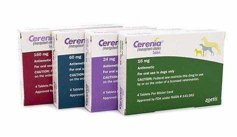 cerenia dose chart acute vomiting