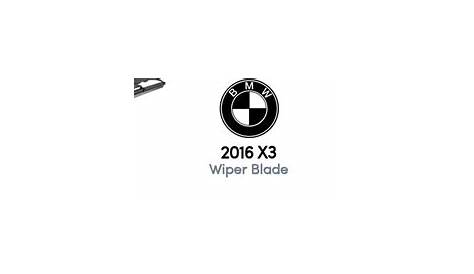 bmw x3 wiper blades replacement