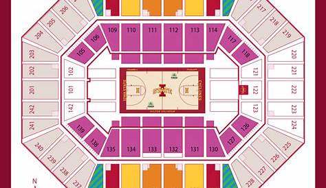 iowa state basketball seating chart