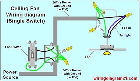Ceiling Fan Wiring Diagram Light Switch | House Electrical Wiring Diagram