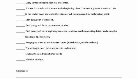 Tutorial 30 Instantly Paragraph Editing Worksheet – Simple Template Design
