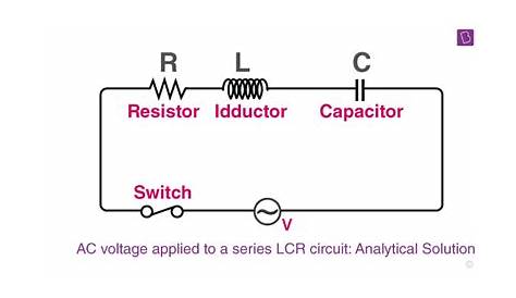 LCR Series Circuit - Differential Equation & Analytical Solution