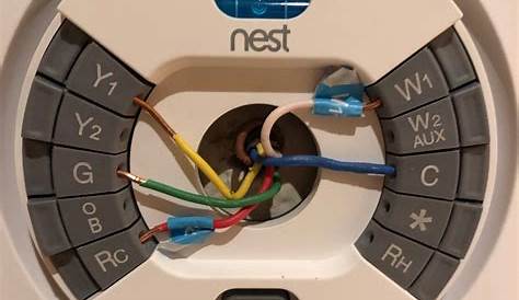 Where Does Blue Wire Go On Nest Thermostat - Coartsy