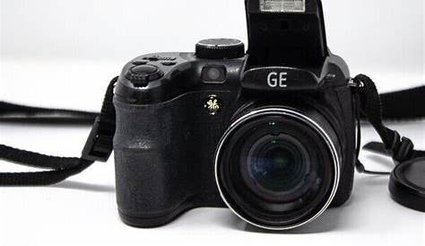 GE X5 Digital Camera Image Stabilization 15X Wide Optical Zoom Blue